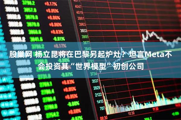 股巢网 杨立昆将在巴黎另起炉灶？坦言Meta不会投资其“世界模型”初创公司