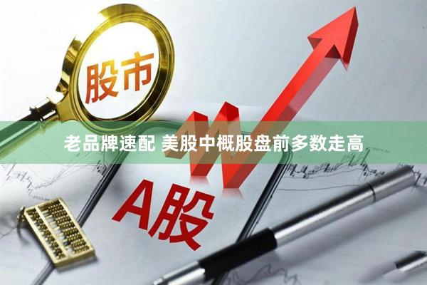 老品牌速配 美股中概股盘前多数走高
